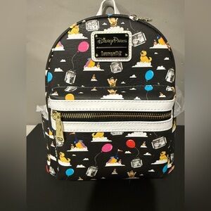 Disney Kids Backpack - Black with Colorful Balloons